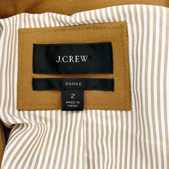J.Crew Camel Parke Blazer Size 2 - Picture 8 of 8